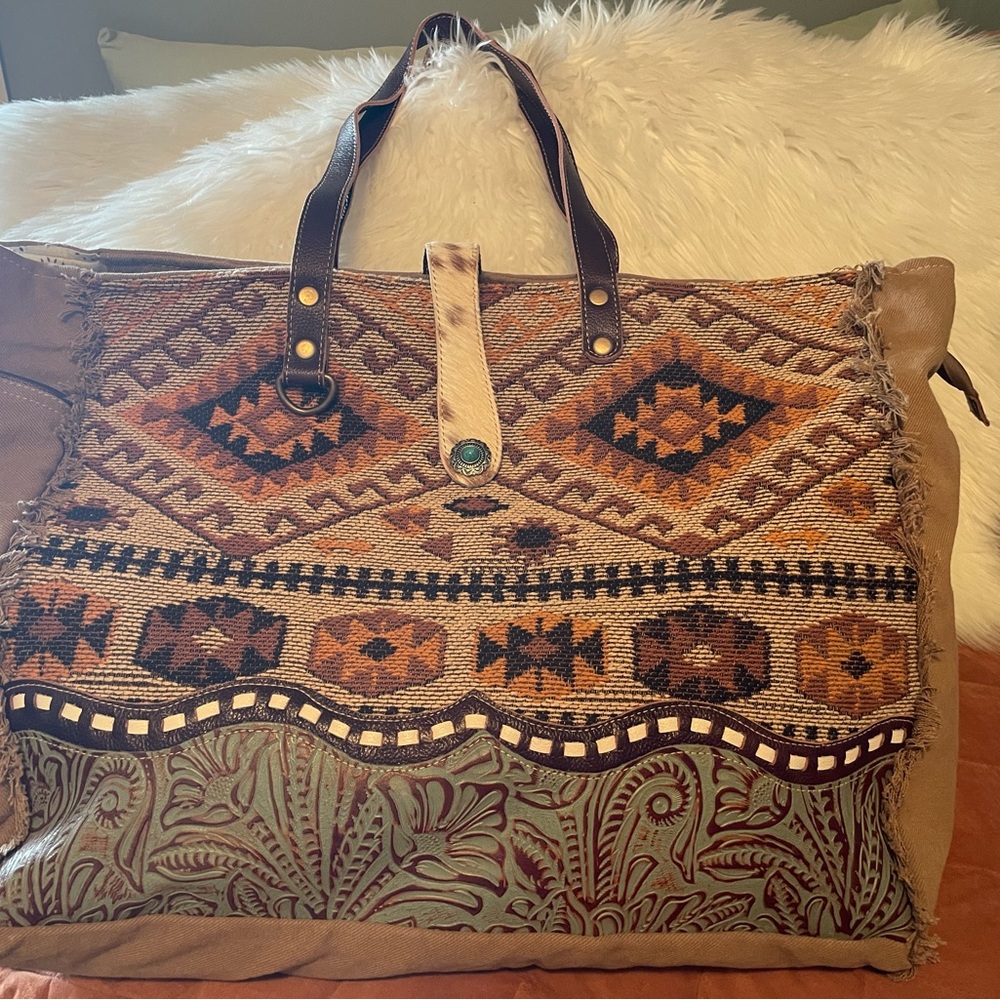 Bohemian Patterned Tote Bag